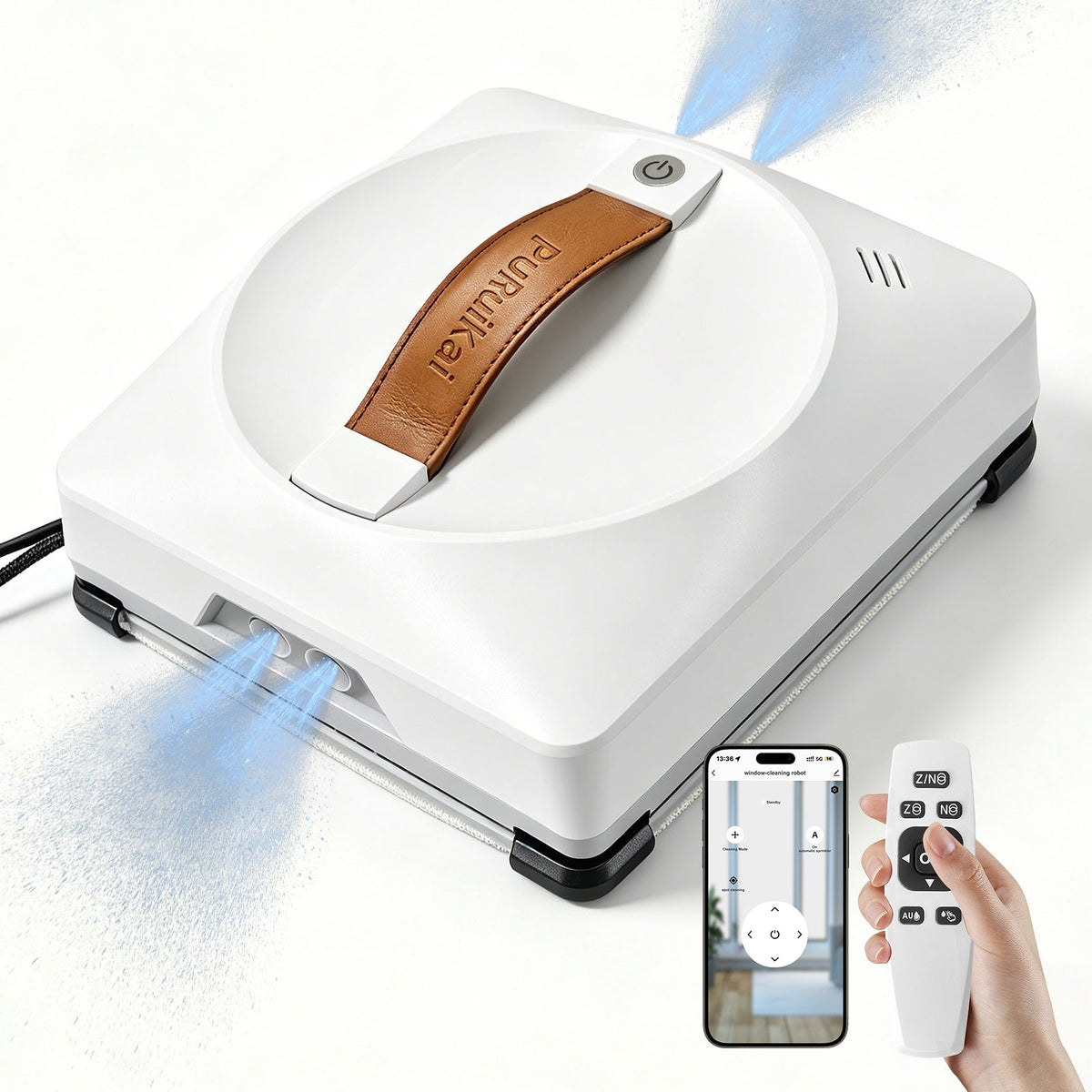 High-Efficiency PRK-28 Intelligent Window Cleaning Robot with 4 Auto Spray - PuRuiKai