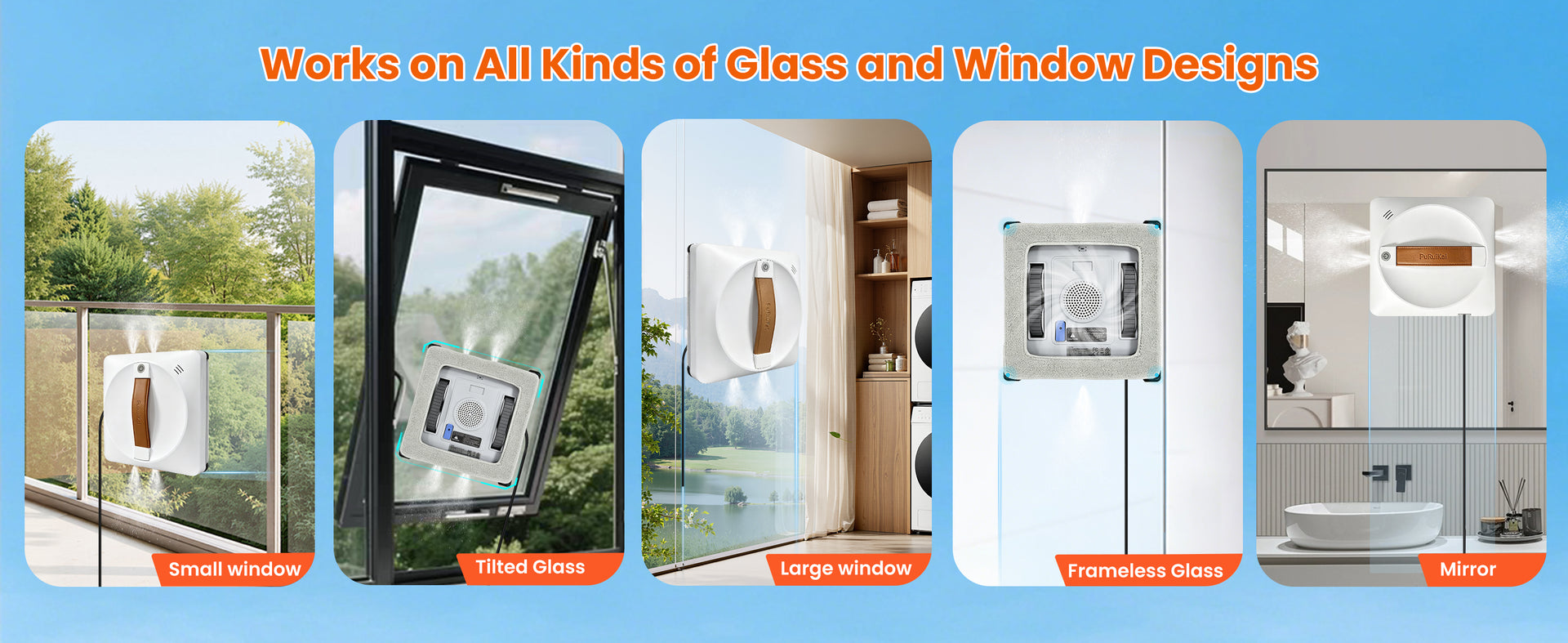PuRuiKai 2026 Window Cleaning Robot Series | Budget, Upgraded & Best-Selling Models