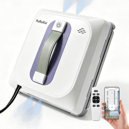 Robot lave-vitres intelligent PRK-28 haute efficacité avec 4 pulvérisateurs automatiques