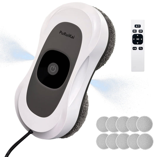 H-RN2-01 Automatic Window Cleaner | Smart Glass Cleaning Robot,Updated Auto Dual Water Spray Window Cleaning Robot - PuRuiKai