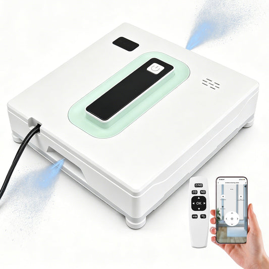 HCR-21 Smart Window Cleaning Robot – Streak-Free ; Safe for High Windows | PuRuiKai - PuRuiKai