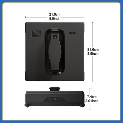 HCR - 21B Square Robot Window Cleaners for Framed & Frameless Glass | Puruikai Window Cleaning Robot - PuRuiKai Online Store