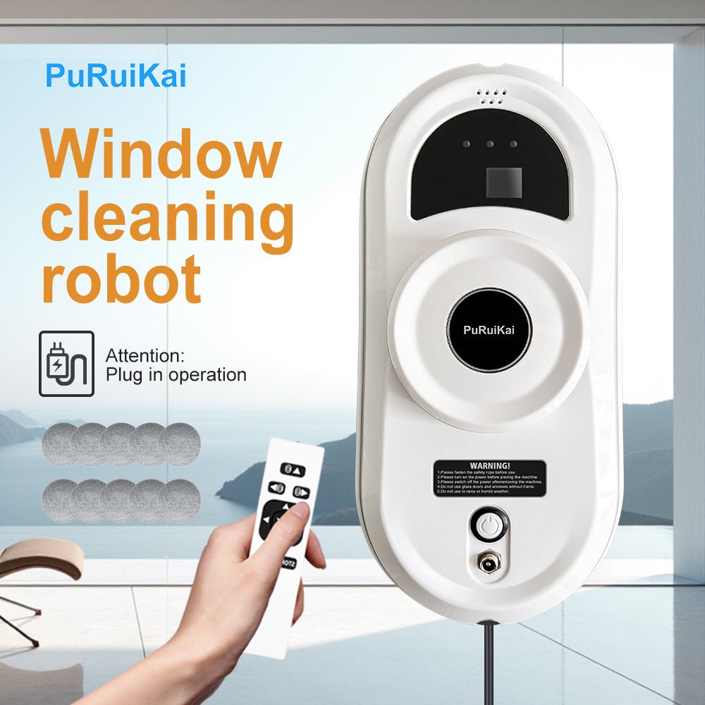 J - HCR - 01A Home and Commercial Window Cleaning Robots | High Rise Glass Cleaners - PuRuiKai Online Store