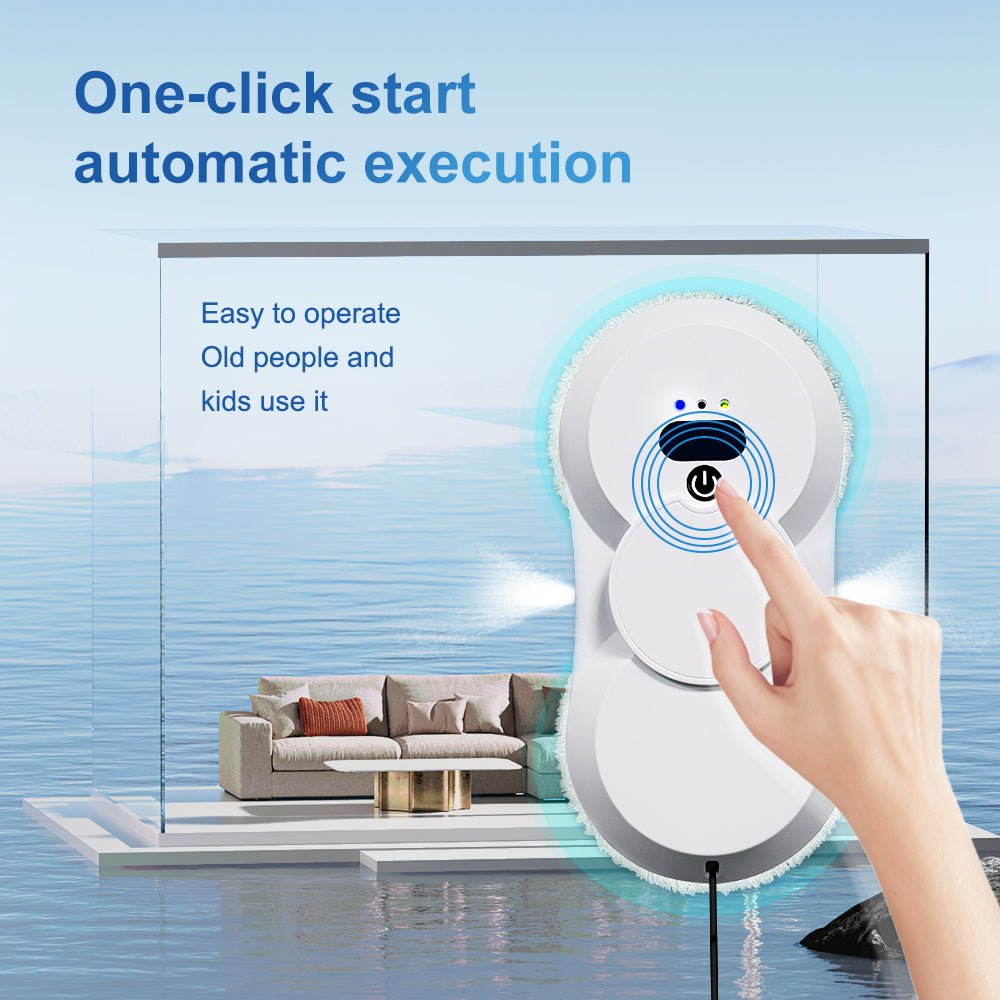 PuRuiKai HCR - 18 Ultra - Thin Smart Window Cleaning Robot with Dual Auto Spray – Slim & Upgraded Design - PuRuiKai Online Store