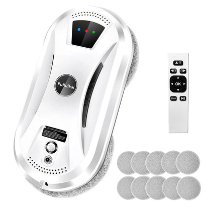 WR Robô Limpador de Janelas Inteligente PuRuiKai PRK-N361 Uso Doméstico com Sucção Potente - PuRuiKai