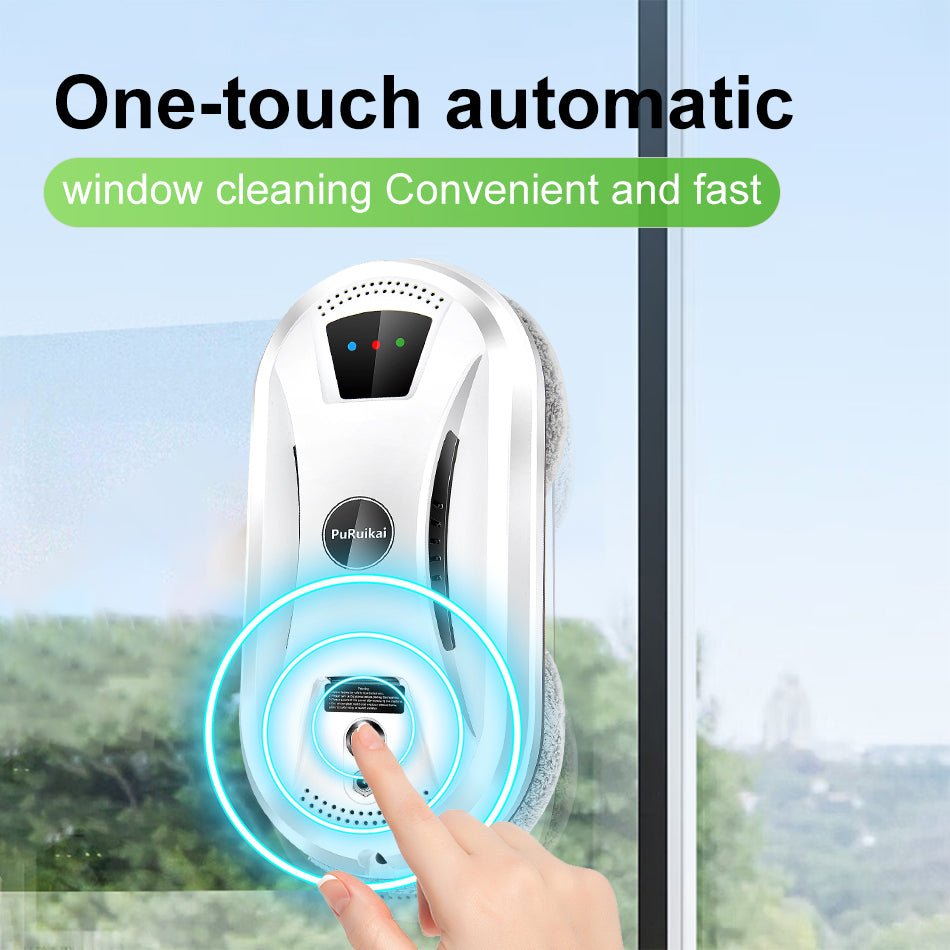 Z PuRuiKai PRK - N361 Window Cleaning Robot – 5600Pa Suction, AI Path Planning, Remote Control - PuRuiKai Online Store